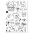 thumbnail image 6 of French Bulldog Clear Stamp Pet Animal Cat Silicone Clear Stamp Dog and Friend Rubber Stamps for Scrapbook Journal Card Making DIY Dog, 6 of 6
