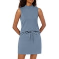 thumbnail image 1 of Set de falda de tenis Casly Lamiit para mujer Summer Blue Grey, 1 of 7