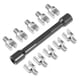 thumbnail image 4 of Llave para radios,Juego de llaves s para radios 10 en 1 Acero,Herramienta de reparación de 10 tamaños de 5,0 mm a 6,8 mm,Llave de radios ajustable para la mayoría de las, 4 of 7