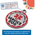 thumbnail image 5 of Set de accesorios para perros de servicio, chaleco Pelto, etiqueta de identificación y 50 tarjetas ADA, 5 of 5