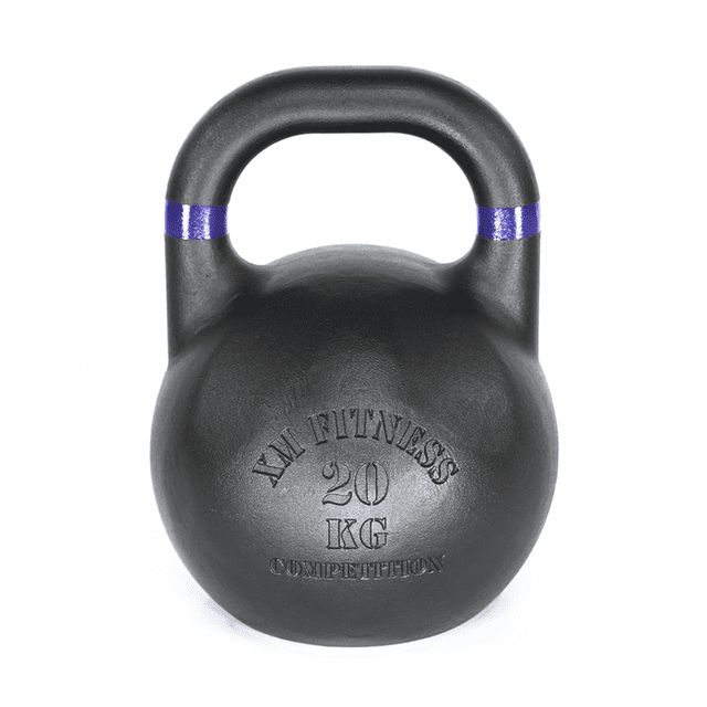 XM Fitness Cast Iron Competition Kettlebell 20 kg (44.1 lb) Color Coded