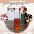 thumbnail image 5 of 24 Stemless Plastic Champagne Flutes - 9 Oz Champagne Glasses Clear, 5 of 5