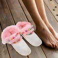 thumbnail image 1 of UPGRATOR 1Par Interior Rosa Para Pantuflas Con Aislamiento Térmico Y Gruesa, 1 of 6