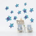 thumbnail image 5 of Vikakiooze Home Decor , Blue 12 Animals Pattern Removable Wall Sticker Bedroom Living Room Decoration, 5 of 7
