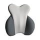 thumbnail image 2 of Almohada de soporte lumbar para coche | Cojín de respaldo de espuma viscoelástica | Correas ajustables | Gris | Diseño ergonómico | Funda de malla transpirable | 16,5 x 15,4 x 4,7 pulgadas | Alivio, 2 of 7
