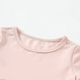 thumbnail image 3 of Mepaouo Infant Baby Blouse Tops Crewneck Ruffle Long Sleeve Shirts Toddler Girls Basic Casual Tees Pink 3-4 Years, 3 of 7