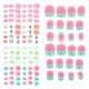 thumbnail image 5 of 5 cajas/120 piezas de uñas postizas para niños, uñas postizas con dibujos animados para niñas, 5 of 6