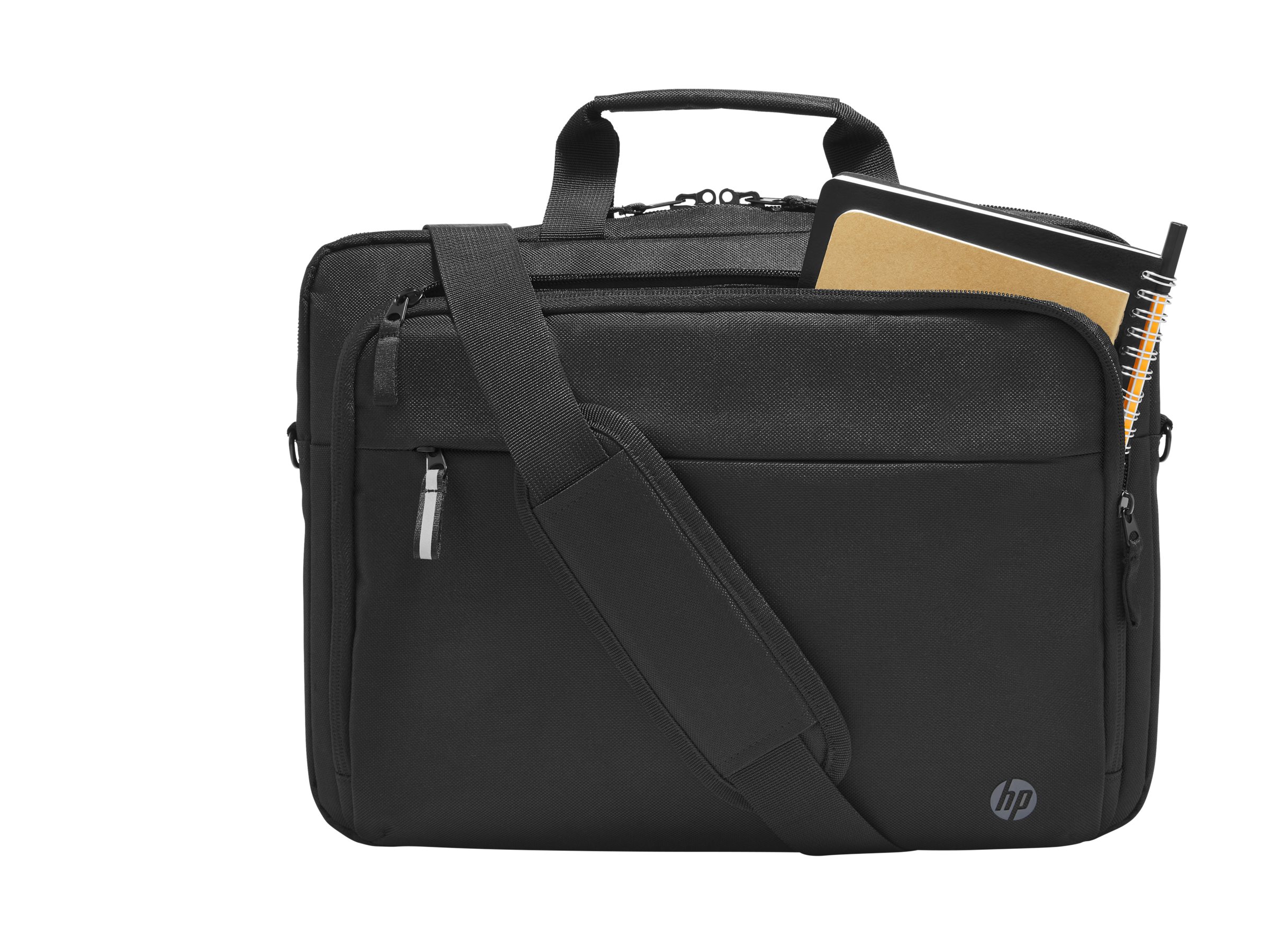 HP Professional Carrying Case (Messenger) for 15.6" Notebook, Accessories, Smartphone - Black - Plastic Body
