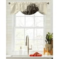 thumbnail image 3 of Black And White Train Window Curtain Bedroom Roman Curtain Adjustable Tie Up Curtain for Small Window Rod Pocket, 3 of 6