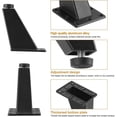 thumbnail image 3 of Juego de 4 patas ajustables WEIHJMXG Patas de muebles de Aleación de aluminio triángulo ajustable, 3 of 5