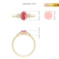 thumbnail image 5 of ANGARA Lab Grown Pink Diamond Criss Cross Ring for Women in 14K Yellow Gold (Size-7x5mm| Clarity-VS) | April Birthstone, Anniversary, Jewelry Gift for Women | Lab-Grown Pink Diamond Ring, 5 of 7