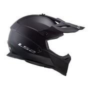 LS2 Gate Solid Youth MX Offroad Helmet Matte Black SM