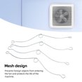 thumbnail image 4 of Grille Spring Clip, Long Lasting Bathroom Fan Cover Grille Spring High Hardness  for Vent Fan Cover, 4 of 7