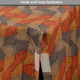 thumbnail image 4 of Abstract Dog Crate Cover, Striped Whimsical Shapes Illustrated in Retro Tones, Easy to Use Pet Kennel Cover Small Dogs Puppies Kittens, 7 Sizes, Purpleblue Vermilion, by Ambesonne, 4 of 6