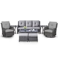 thumbnail image 2 of POCASSY 8 Piece Rattan Sofa Seating Group with Cushions, 2 of 10