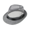 thumbnail image 1 of Sombrero de paja de verano Soledad Fedora Beach para Hombre, 1 of 9