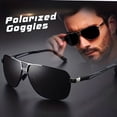 thumbnail image 2 of Typpkmm Fashion Gradient Sunglasses for Men Big Frame Pilot Sun Glasses Design Anti, 2 of 7