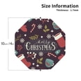 thumbnail image 3 of Balery 4 Pcs Merry Christmasleather Coasters Set, Drink Table Cup Coasters For Living Room Kitchen Coffee Decor, 3 of 9