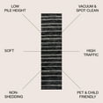 thumbnail image 4 of JONATHAN Y MOROCCAN HYPE 2 x 8 Runner Rug, Williamsburg Minimalist Stripe - Black/Cream, MOH201F-28, 4 of 9