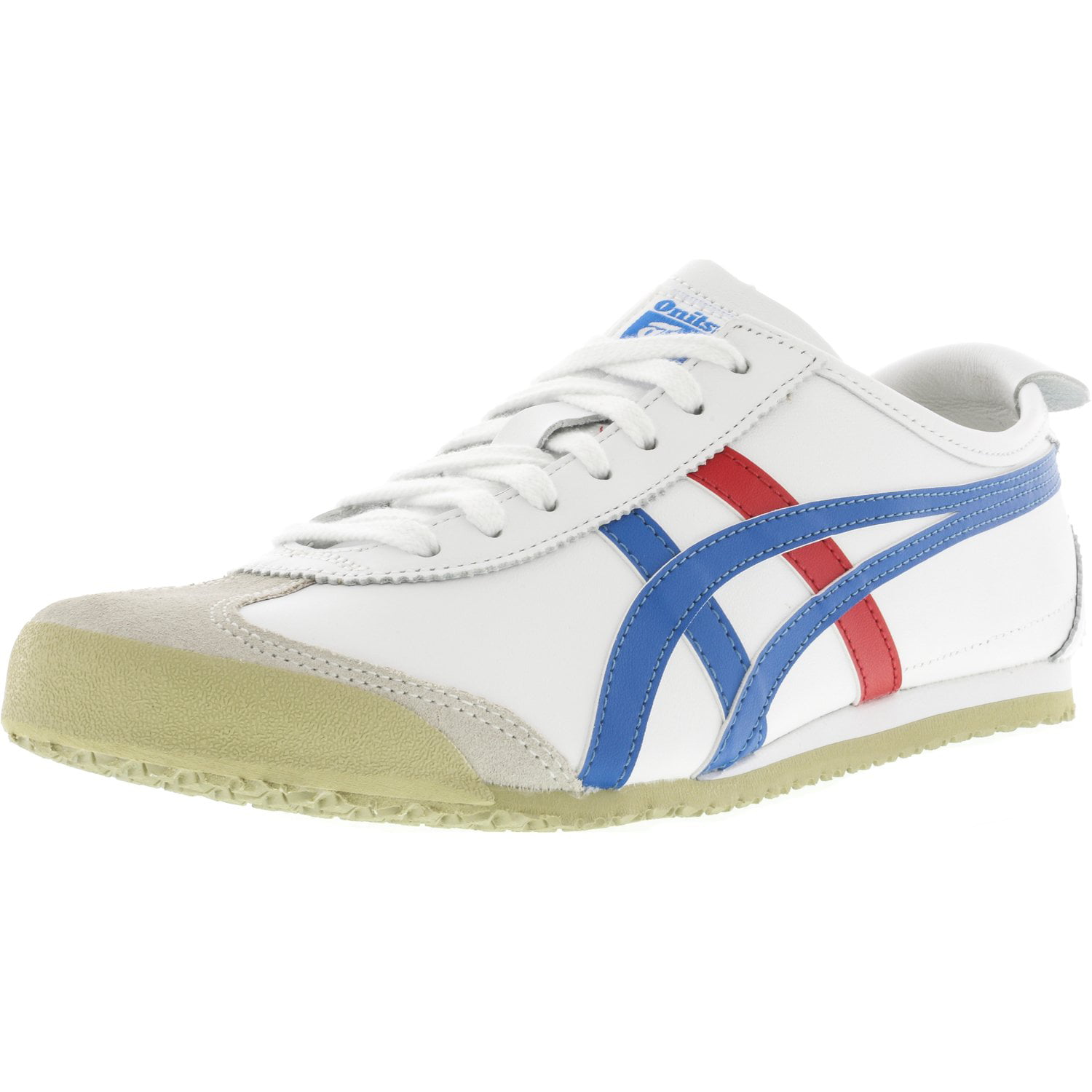 Onitsuka Tiger Mexico 66 White / Blue Ankle-High Leather Fashion ...