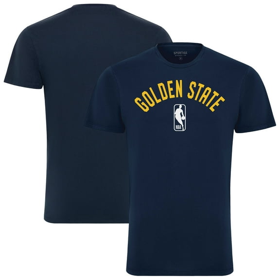 Unisex Sportiqe  Navy Golden State Warriors  Bingham T-Shirt