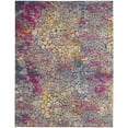 thumbnail image 1 of homeroots Décoration Intérieure 385667 Tapis de Récif Corallien Jaune et Rose 8 Pieds x 10 Pieds, 1 of 1