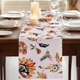 thumbnail image 3 of Table Runners 90 Inches Long Dress Scarves, Pink Spring Floral Farmhouse Coffee/Dining/Kitchen Table Runner for Living Room, Summer Botanical Vintage Birds 13x90 Inch, 3 of 9