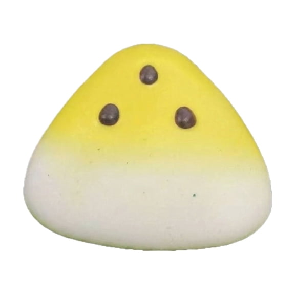 Rednachen Yellow Watermelon Slice Squishy Stress Toy, Soft TPR Squeeze Fidget Toy, Cute Novelty Decompression Sensory Toy for Anxiety Relief, Desk Decor Stress Reducer for Adults,A