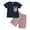 Blue, variant on Baby Clothes Boy Toddler Boys Shorts CLothes Set Children's Summer Cotton Elastic Printed Short Sleeved Training 0 3 6 12 18 24 Months Outfit Casual 2-Piece