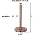 thumbnail image 2 of Akicon Paper Towel Holder Roll Dispenser Stand for Kitchen Countertop & Dining Room Table Modern Style, Antique Copper, 2 of 5