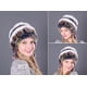 thumbnail image 3 of Gorros florales cálidos de invierno para mujer, gorras de terciopelo suave a rayas, gorros ligeros y aislantes, ropa de calle de moda, para clima frío, salidas diarias, tela suave, estilo, 3 of 9