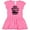 Raspberry with Polka Dots, variant on Inktastic Great Grandpas Lil Racing Buddy Girls Baby Dress