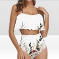 thumbnail image 1 of LSLJS Women's Ruffled Bikini Swimsuit Set, Bikini Sets for Women, 1 of 5