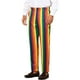 thumbnail image 4 of Pantalones de vestir a rayas INSPIRE CHIC para hombres con franjas de color contrastante 38 Azul Rojo, 4 of 5
