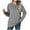 Gray-Fashion Sweatshirts, variant on Xcmzpl Women's Sweatshirts Cute Solid Color V Neck Sweatshirt Oversized Pullover Tops Work Long Sleeve Blouses Fall Clothes