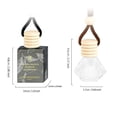 thumbnail image 3 of Oolong Tea Car Air Freshener Hanging Diffuser Fresh Tea High Capacity Long Lasting Scent for Car Interior Daily Use Road Trips Holiday Travel Neutral Brown 1 Pack, 3 of 3