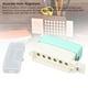 thumbnail image 4 of Mini Perforadora, Uso Versátil Caja De Recolección De Chips Perforadora De Papel De 6 Orificios Alta Eficiencia 5,5 Mm De Diámetro Para Archivos De Oficina Para A5/20 B5/26, 4 of 7