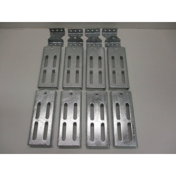 (8) Boat Pontoon Trailer 9.75" Bolster Bunk Board Adjustable Swivel Bracket Kits