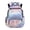 Axolotl with Galaxy Star Pattern, variant on Vivid Flame Print Breathable Backpack with Padded Straps Multiple Compartments School Bags, Multi-Pockets 17 Inch School Backpack for Elementary School Camping