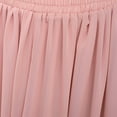 thumbnail image 4 of SWSMCLT Women's Pleated Skirt High Waisted Fall Smocked Beach Casual Holiday Long Summer Aline Layered Elastic Peach 8-10, 4 of 4