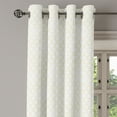 thumbnail image 3 of Ambesonne Ivory Grommet Curtain, Large Polka Dots Circles, 50" x 54", White Beige, 3 of 6