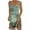 o45-army green dresses for women, variant on Womens Beach Summer Dresses V Neck Midi Dress Casual Sleeveless Sundresses Dressy A Line Striped Dress Loose Fit Shift Dresses Multicolor,S