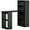 Black, variant on HOMCOM Modern Desk with 6-Tier Shelves, 47" Writing Table, Black