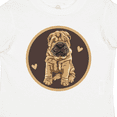 thumbnail image 4 of Inktastic Chinese Shar-Pei Dog Art Girls Toddler T-Shirt, 4 of 5