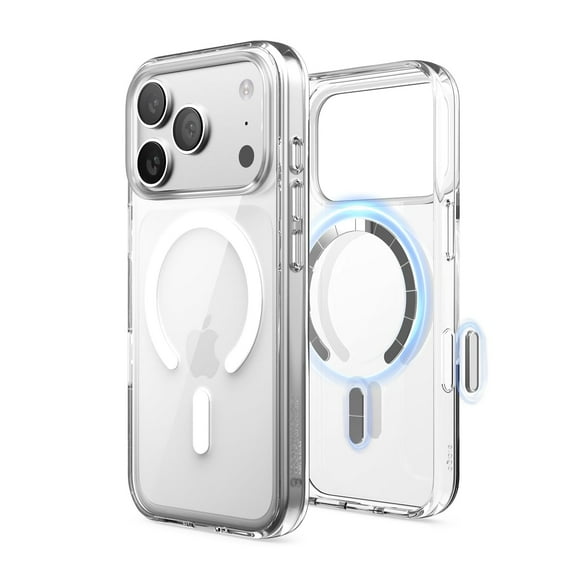 elago for iPhone Pro Case, Magnetic Hybrid Transparent Slim Case, Compatible with MagSafe, PC   TPU Hybrid Technology, Shockproof Protective Cover, 6.3 inch
