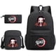 thumbnail image 1 of Demon Slayer Anime 3Pcs/Set Backpack Nezuko Student School Shoulder Bag Kids Cute Travel Backpack Children Birthday Gifts, 1 of 3