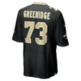 thumbnail image 3 of Men's Nike Ethan Greenidge Black New Orleans Saints Game Jersey, 3 of 4