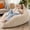 Beige, variant on 3-in-1 Oversized Bean Bag Chair, Multi-functional Lounge Sofa for Home Leisure, Gray