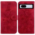 thumbnail image 2 of Compatible avec Google Pixel 7A Étui Portefeuille en Relief avec Porte-Cartes en Cuir PU à Rabat, 2 of 5