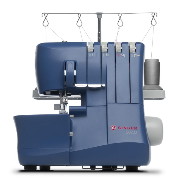 Overlock remalladora SINGER S0230 de 2/3/4 hilos, 1300 puntadas por minuto